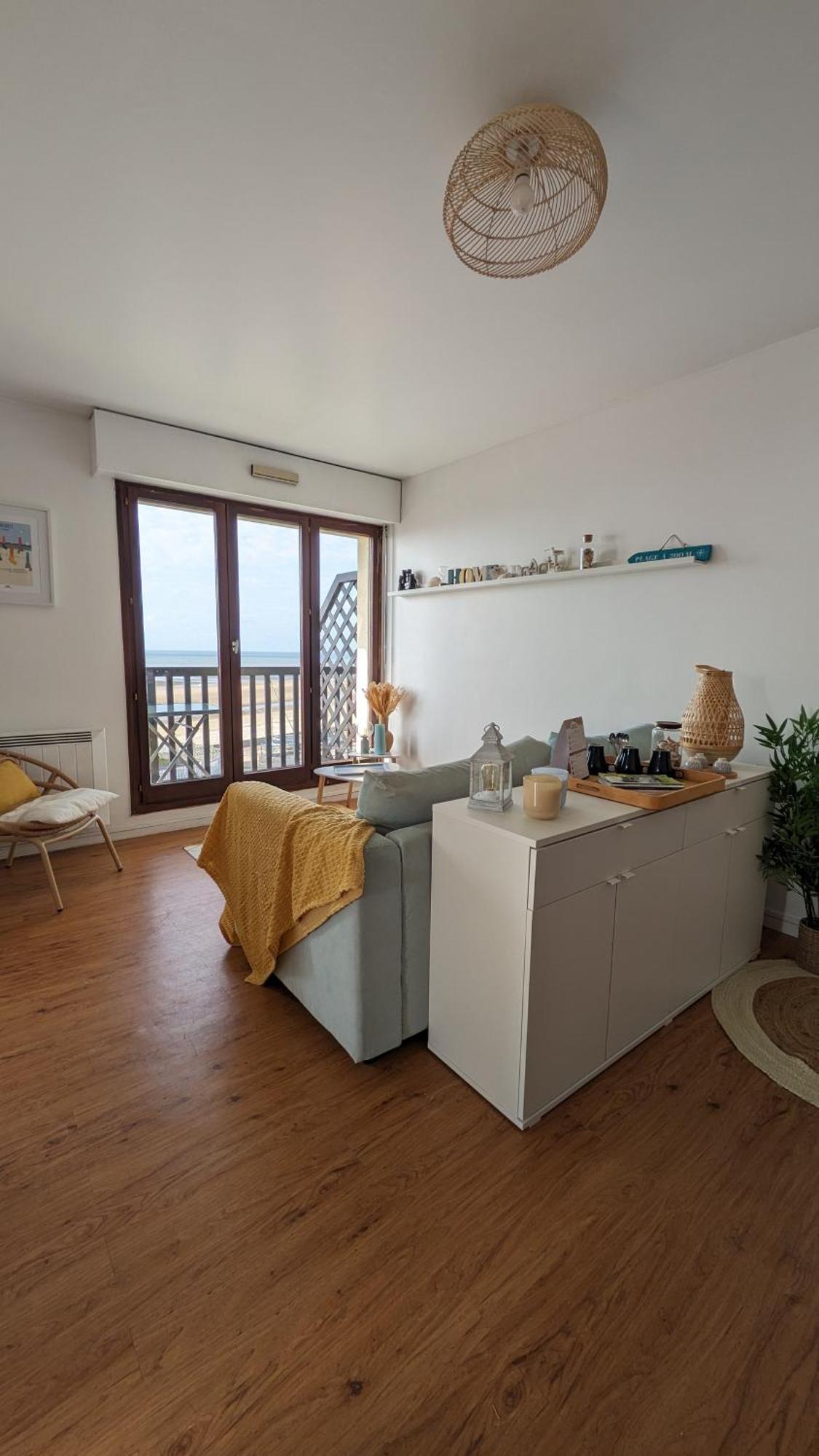 Cote Et Mer Superbe Appartement Front De Mer Wifi & Parking Villers-sur-Mer Bagian luar foto